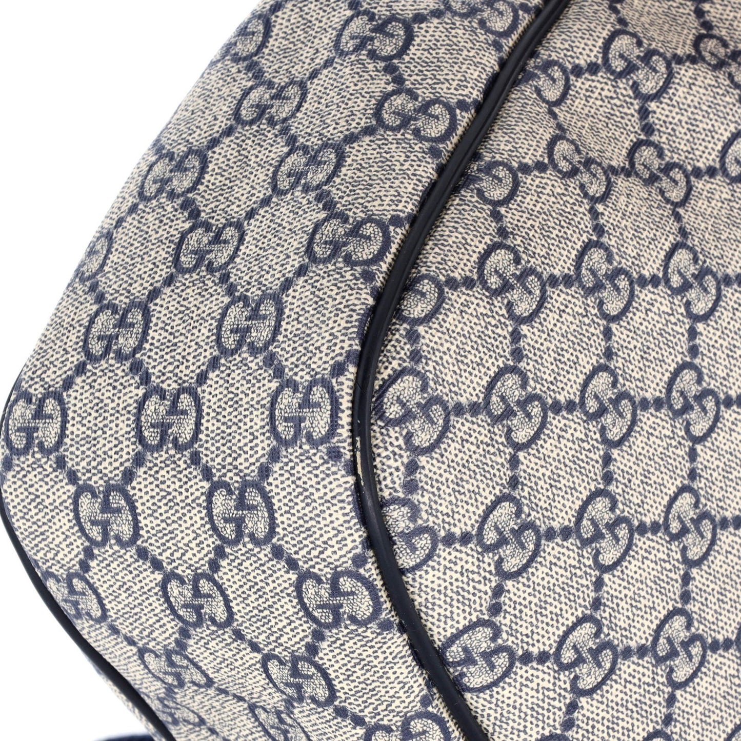 Gucci Front Zip Messenger Gg Coated Canvas Medium