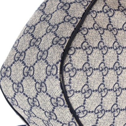 Gucci Front Zip Messenger Gg Coated Canvas Medium