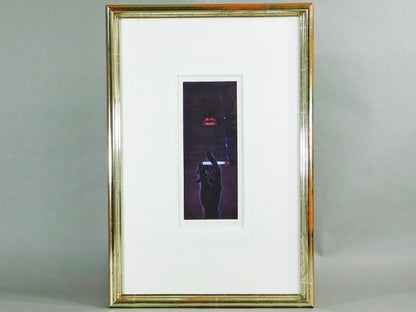 Matazo Kayama 1992 Original Etching Mezzotint Signed Framed Japanese Modern Art