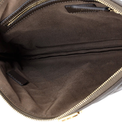 Chanel Boy O Case Clutch Quilted Lambskin Medium