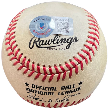 Monte Irvin & Willie Stargell Autographed Official National League Baseball (Bec