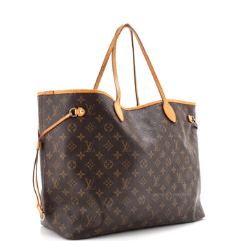 Louis Vuitton Neverfull Tote Monogram Canvas Gm
