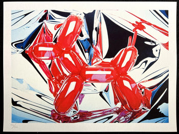 Jeff Koons Lithograph Mori Museum Coa Limited Edition Numbered 200Ex