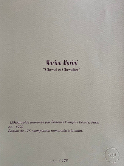 Marino Marini 1992-175 Efr (Constantin Brancusi Henry Moore )