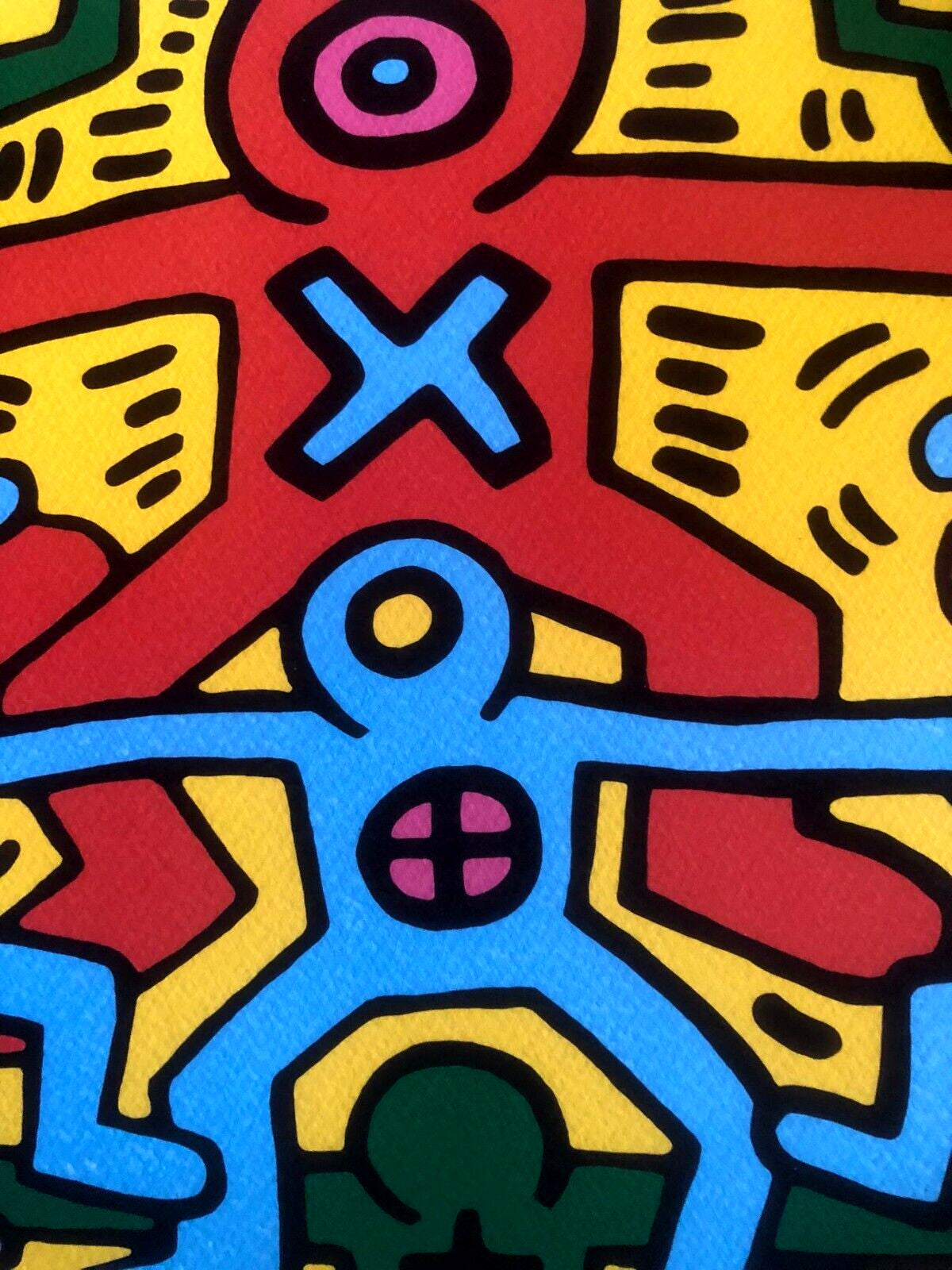 Keith-Haring Lithograph Coa Signed Numbered Pencil Certified