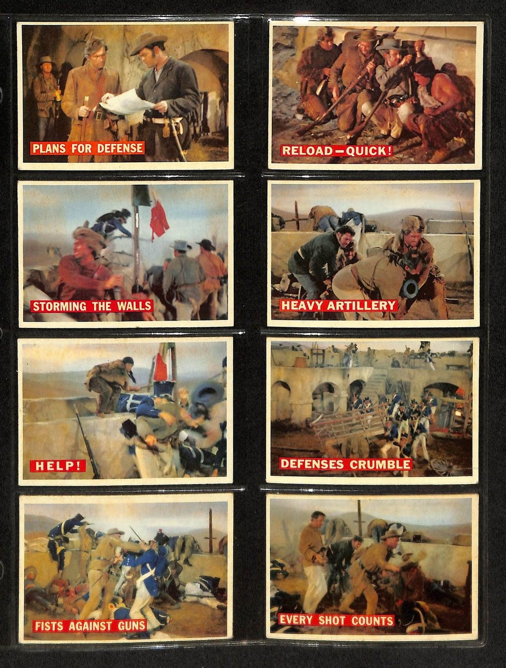 1956 Topps Davy Crockett Card Complete Orange Back Set (1-80) Tv Show 195879