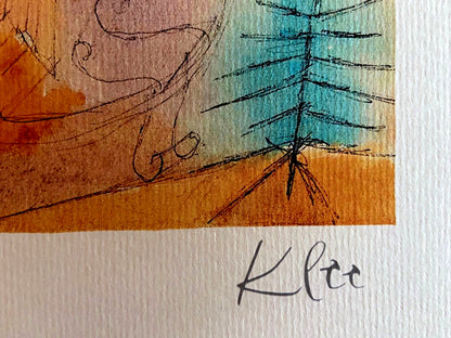 Paul Klee Lithograph Signed Numbered Stamp - Josef Albers