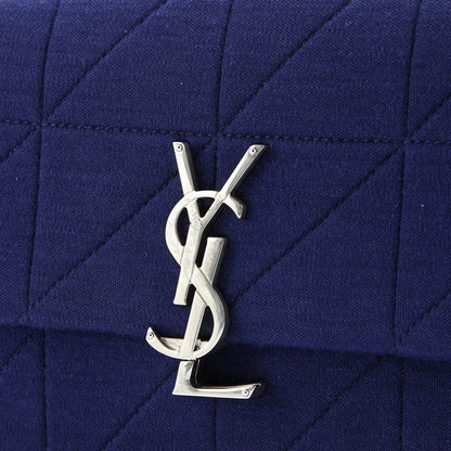 Saint Laurent Jamie Flap Bag Quilted Jersey Medium