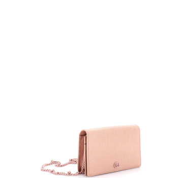 Gucci Petite Gg Marmont Chain Wallet Leather Mini