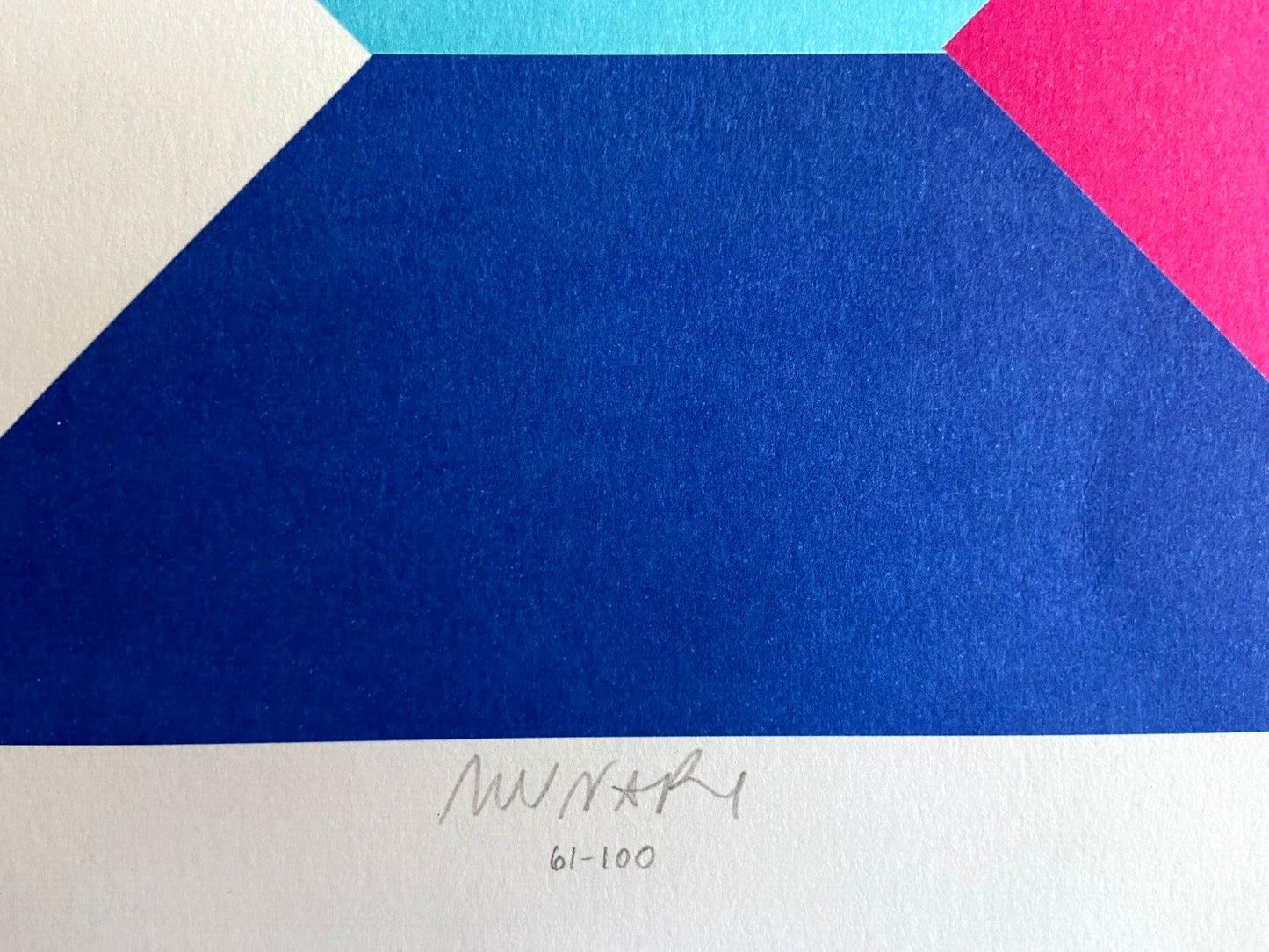 Bruno Munari Lithograph Signed Numbered Certified Stamp