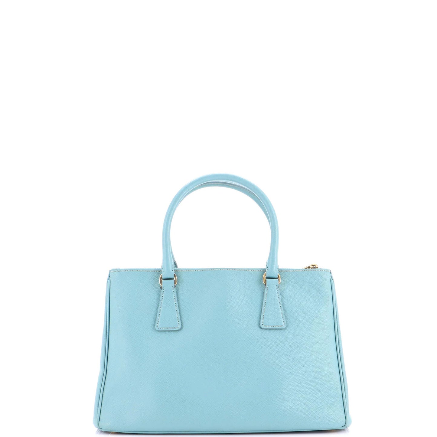 Prada Double Zip Lux Tote Saffiano Leather Small