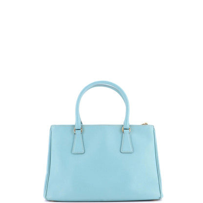 Prada Double Zip Lux Tote Saffiano Leather Small