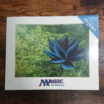 Black Lotus Mtg Christopher Rush Magic The Gathering Coa Le Art Print Chroma-Cel