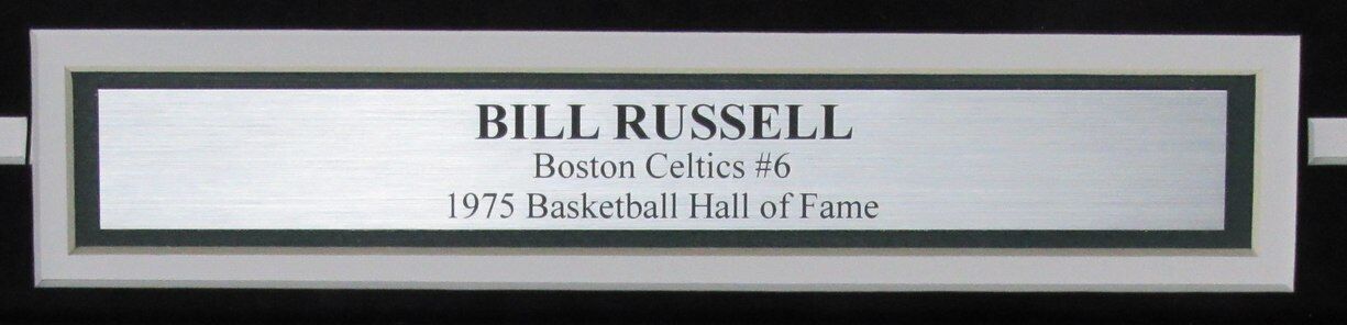 Bill Russell Hof Autographed 16X20 B/W Photo