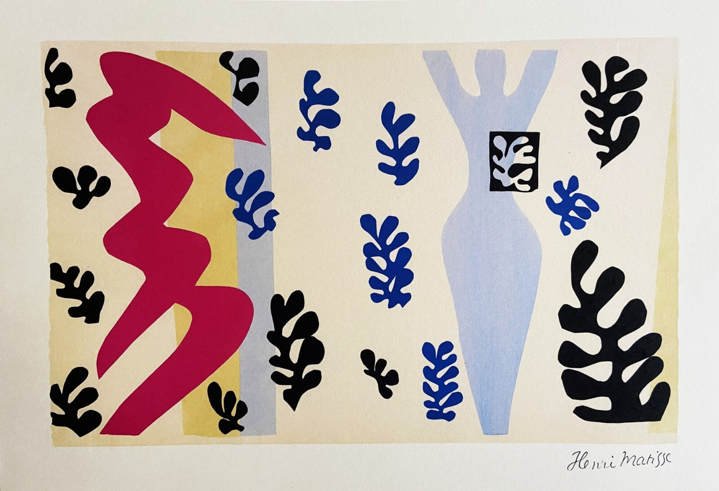 Henri Matisse Lithograph 1948 Coa Mourlot Limited