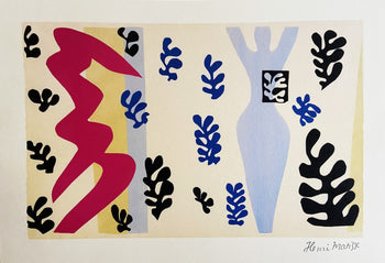 Henri Matisse Lithograph 1948 Coa Mourlot Limited