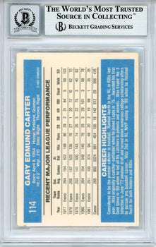 Gary Carter Autographed 1982 Donruss Card