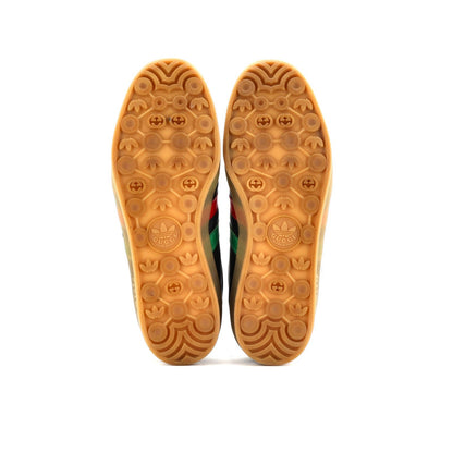 Gucci X Adidas Men'S Gazelle Sneakers Leather And Suede With Faux Leather