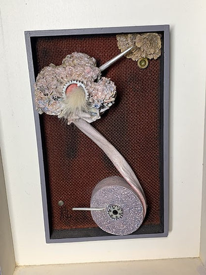 Tatsuo Ikeda Mixed Media Painting The Cuckoo s Nest 2009 Signed