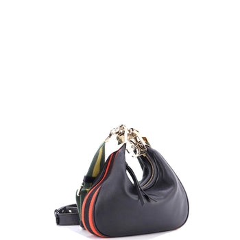 Small Gucci Attache Shoulder Bag Leather
