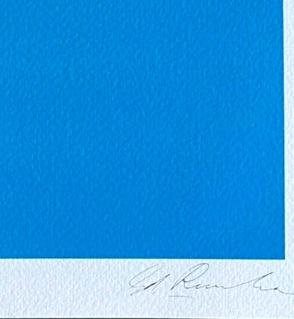 Ed Ruscha Lithograph Coa Signed Op Numbered In Pencil Certified