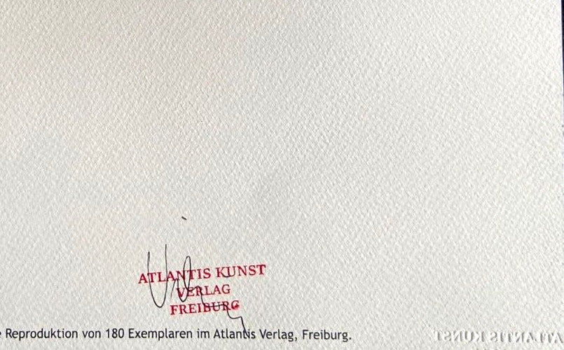 Keith Haring Lithograph Coa Signed In Pen Numbered In Pencil By Hand 180 Copies