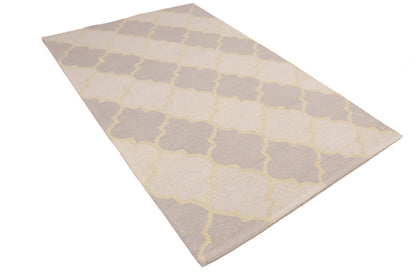 Hand Tufted 5x8 Pastel Modern Decor Rug for Bedroom Carpet