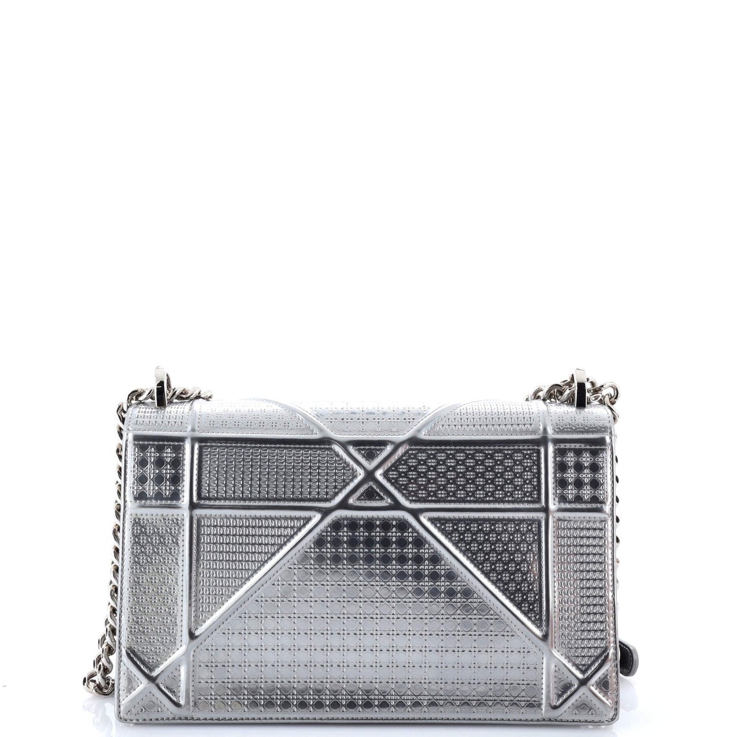 Christian Dior Diorama Flap Bag Cannage Embossed Calfskin Medium