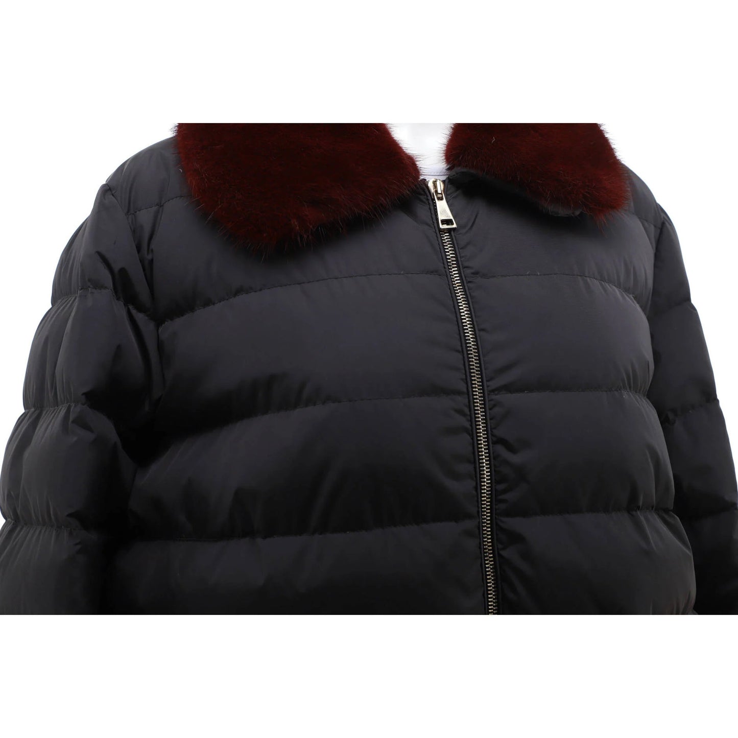 Moncler Women'S Indis Puffer Coat Polyamide With Down And Fur