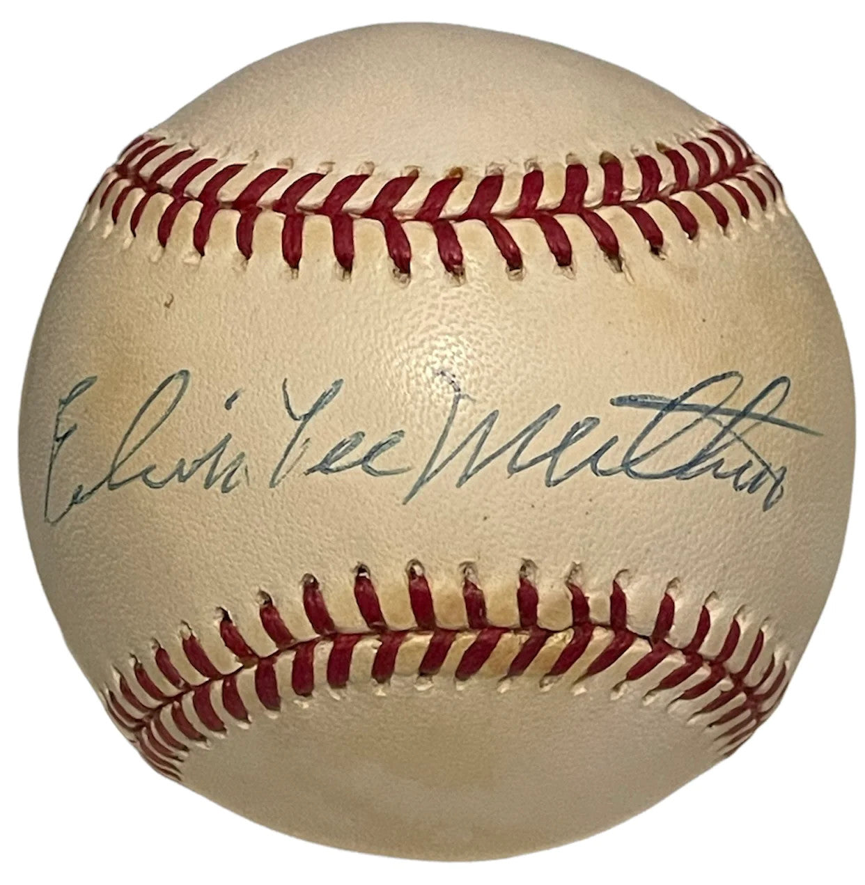 Edwin Lee Mathews Autographed Official National League William D. White Baseball