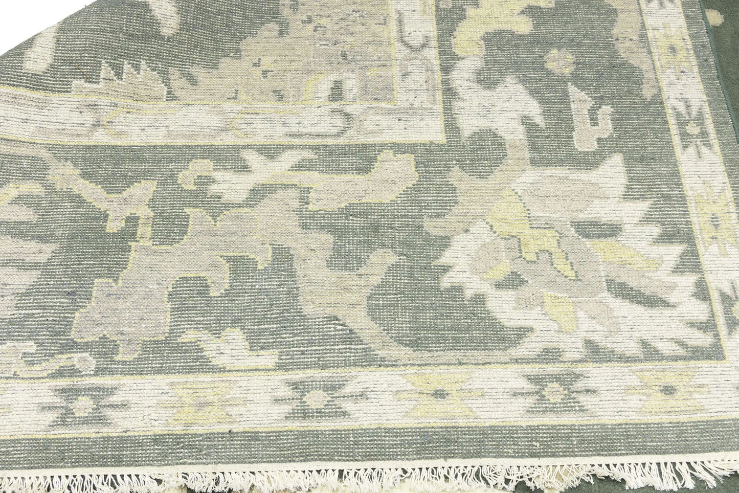 Extra Large Handmade Wool Oushak Chobi Oriental