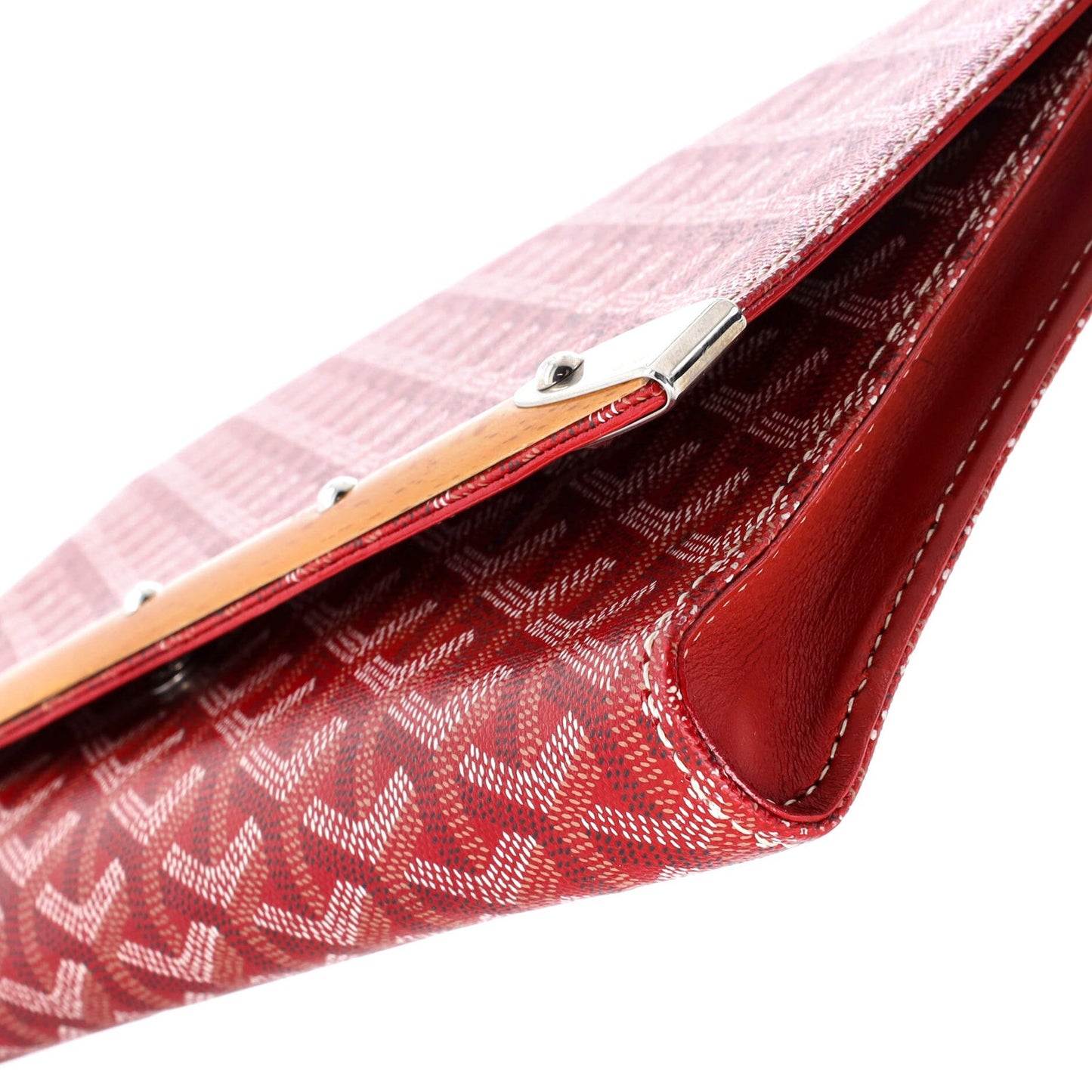 Goyard Monte Carlo Clutch Coated Canvas Mm