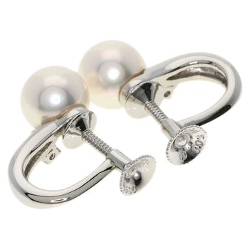 TASAKI   Earring Pearl Pearl Diamond Platinum