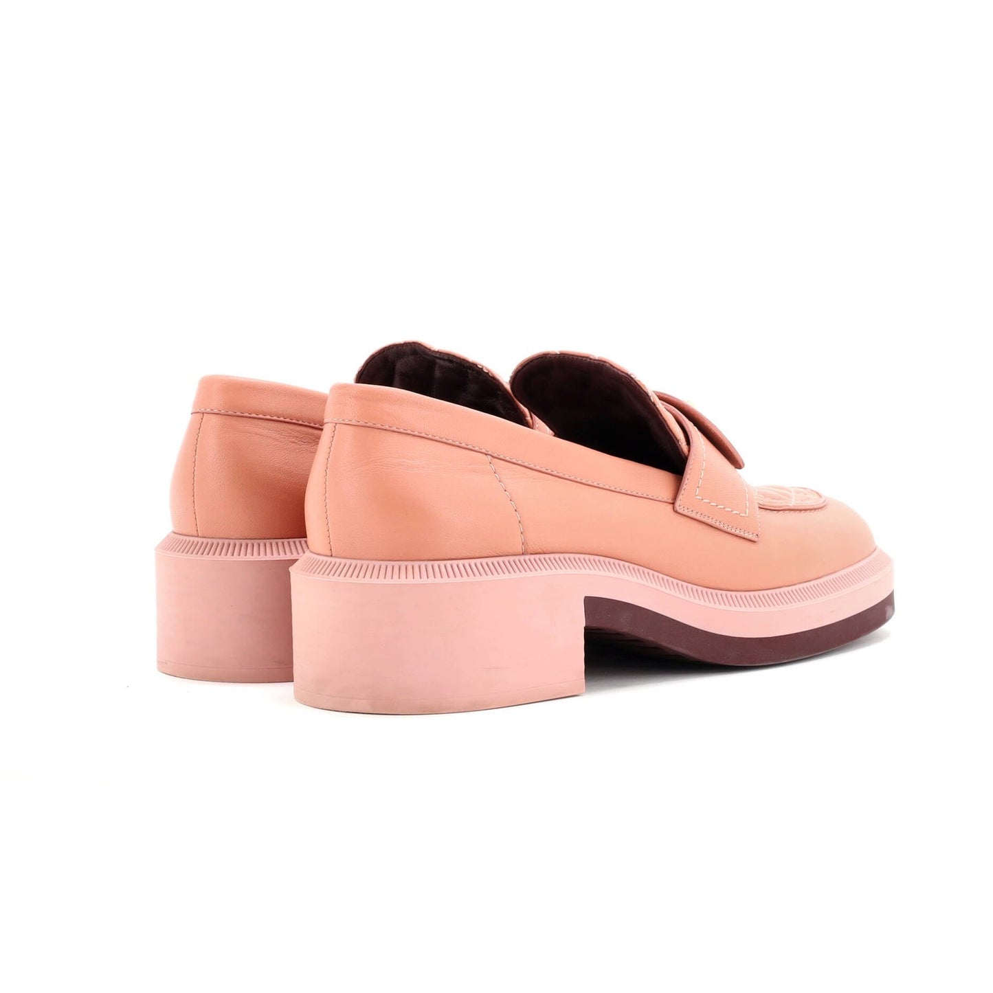 Chanel Women'S Cc Loafers Quilted Leather