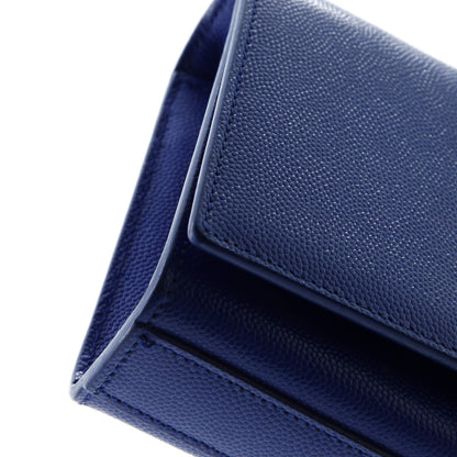 Saint Laurent Classic Monogram Crossbody Bag Grainy Leather Small