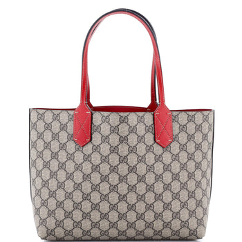 Gucci Reversible Tote Gg Print Leather Small