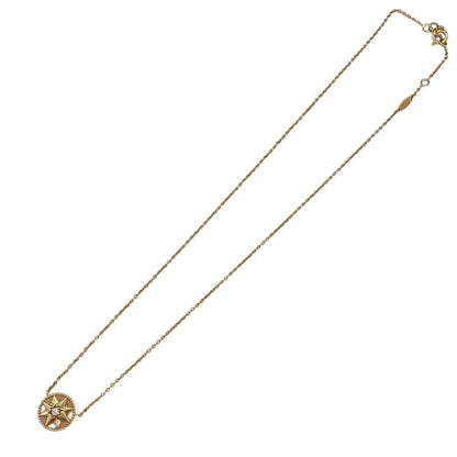 Christian Dior Rose Des Vents 1P Diamond Necklace Au750
