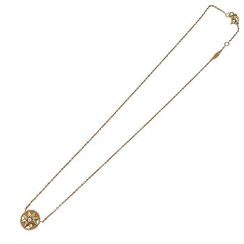 Christian Dior Rose Des Vents 1P Diamond Necklace Au750
