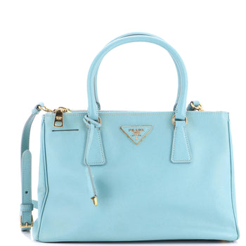 Prada Double Zip Lux Tote Saffiano Leather Small