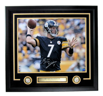 Ben Roethlisberger Signed 16X20 Photo Pittsburgh