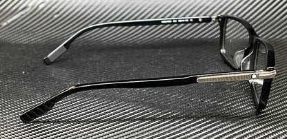 Mont Blanc Mb0217Oa 001 Black Silver Men'S Extra