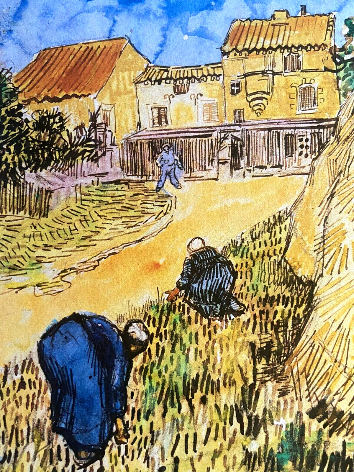 Vincent Van Gogh Lithograph From An Painting Coa