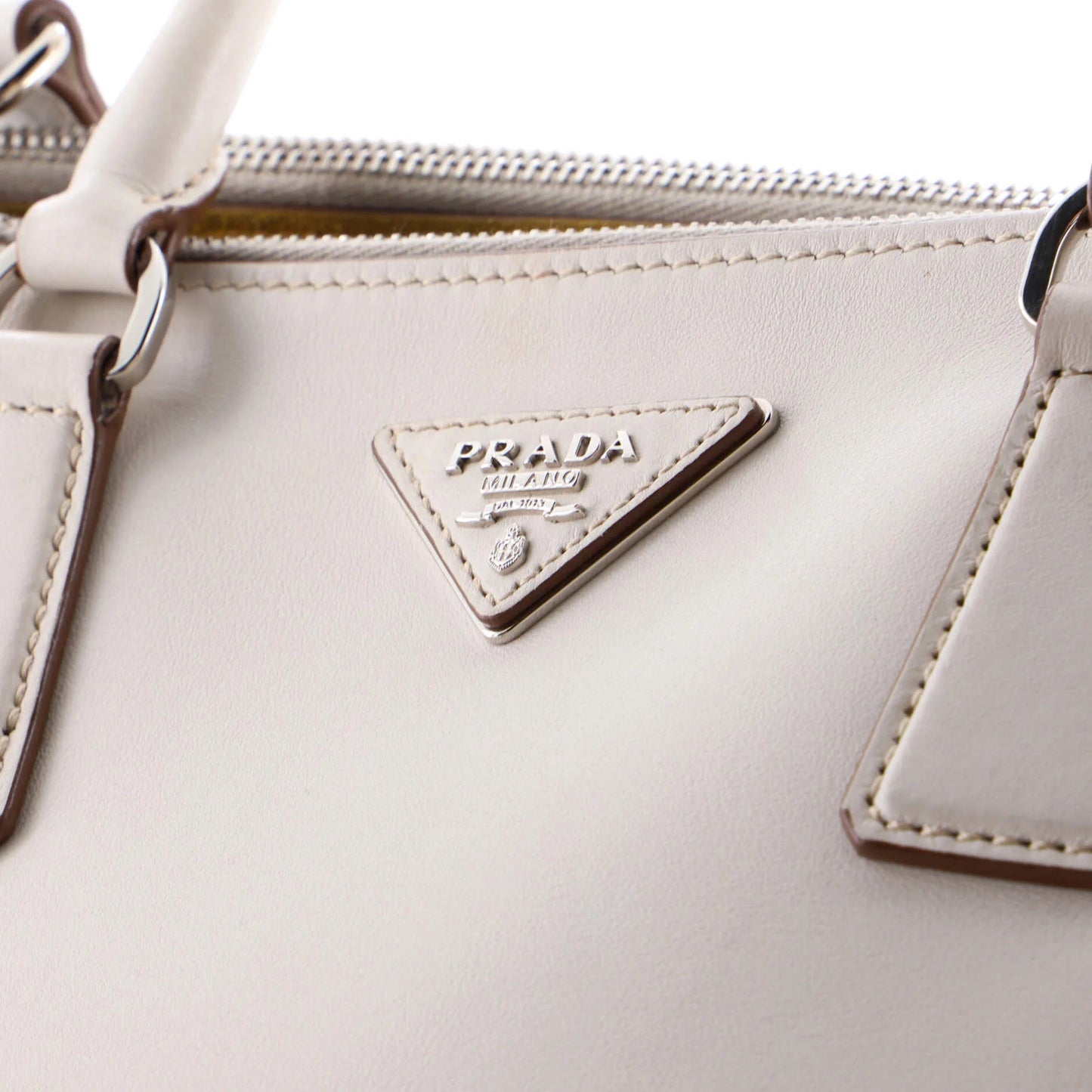 Prada Double Zip Lux Tote Saffiano Leather Medium