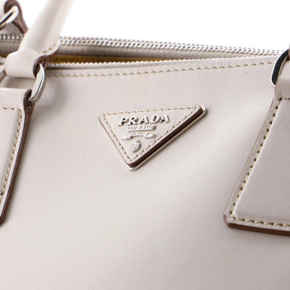 Prada Double Zip Lux Tote Saffiano Leather Medium