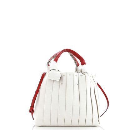 Valentino Garavani Atelier 05 Tote Pleated Canvas Medium