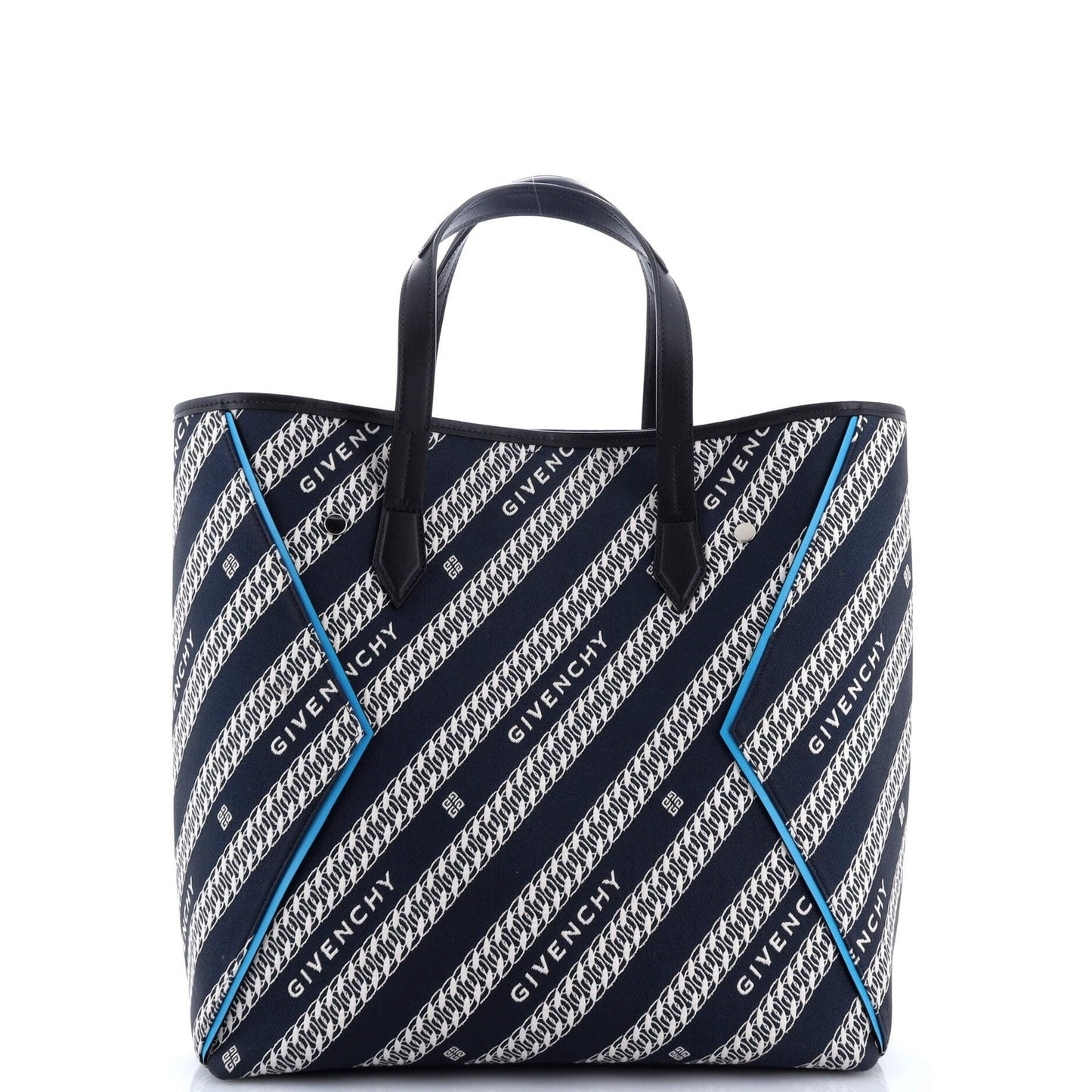 Givenchy Bond Shopper Tote Logo Jacquard Canvas Medium