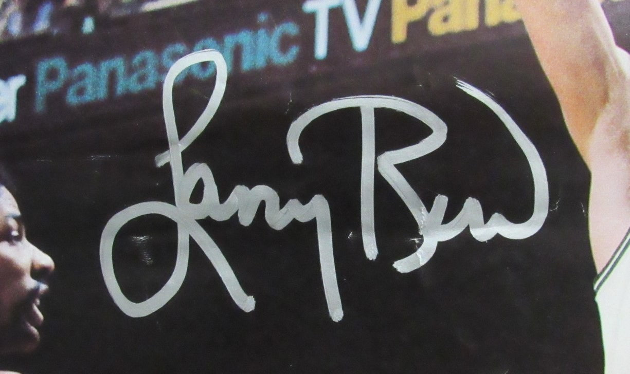 Larry Bird Hof Signed/Autographed 23X35 Poster Boston Celtics Psa/Dna 193254