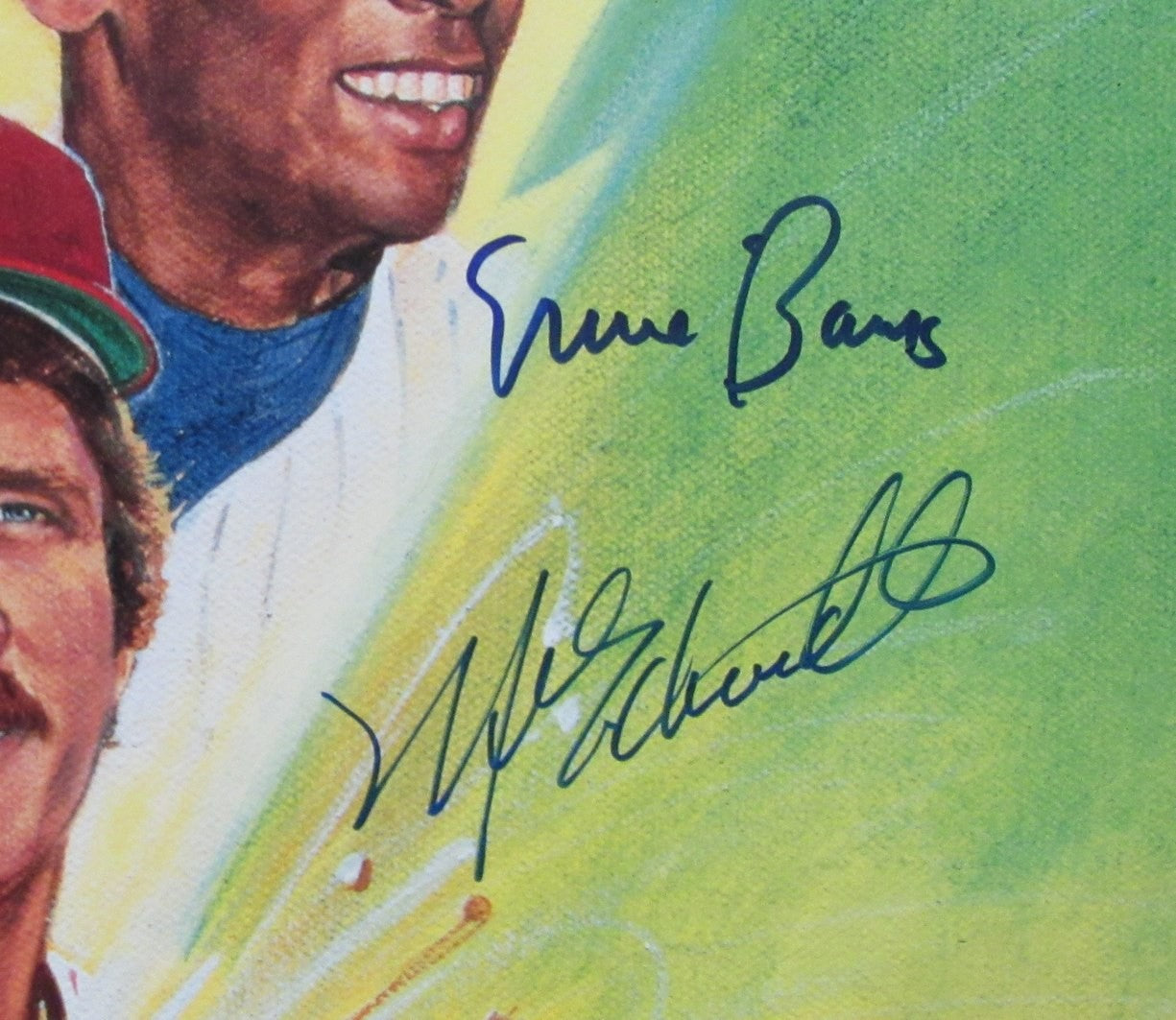 500 Home Run Club Signed By 11 Poster Mantle Williams Mays + Psa/Dna 201597