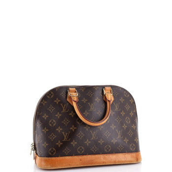Louis Vuitton Alma Handbag Monogram Canvas Pm
