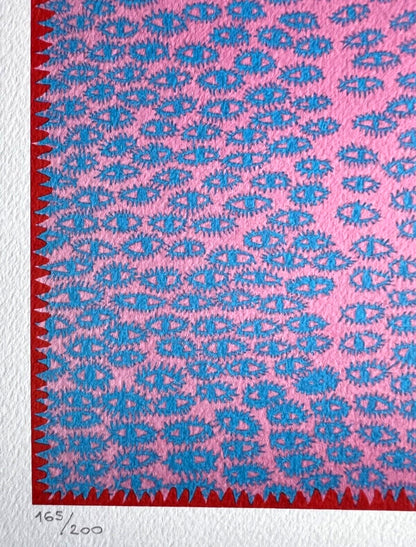Yayoi Kusama Lithograph (Mori Art Museum) Coa Limited Edition 200